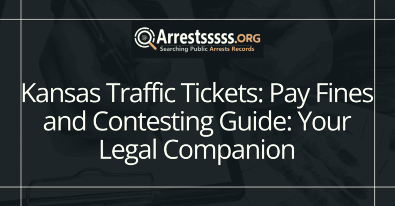 Kansas Traffic Tickets: Pay Fines and Contesting Guide: Your Legal Companion