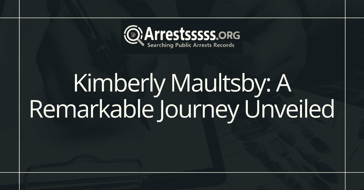 Kimberly Maultsby A Remarkable Journey Unveiled