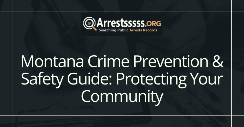 Montana Crime Prevention & Safety Guide: Protecting Your Community